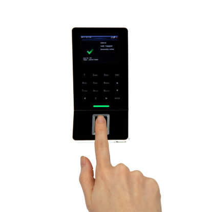 ClockRite AC260 Fingerprint Access Control System In Use